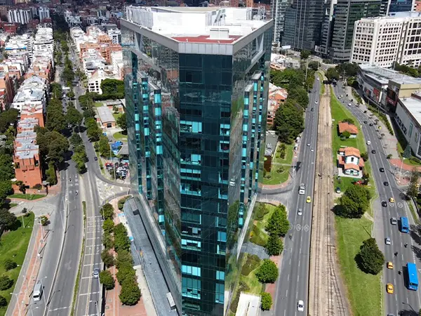 Corporate & Legal Setup in Colombia - Office building and legal documentation